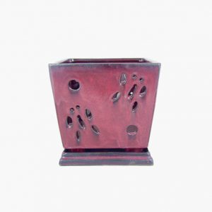 10" Square - Ladybug Red