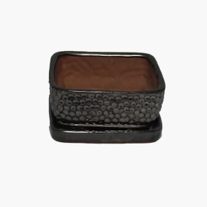 6" Square - Carbon Shimmer