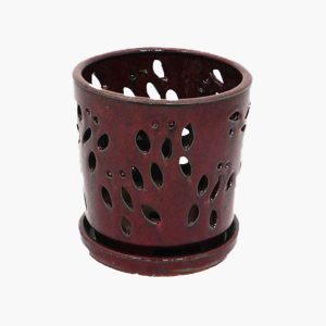 8" Round - Ladybug Red