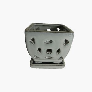 5" Square - Chalk White