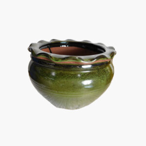 6" Round with Decorative Trim - Alligator