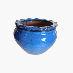 6" Round with Decorative Trim - Monaco Blue